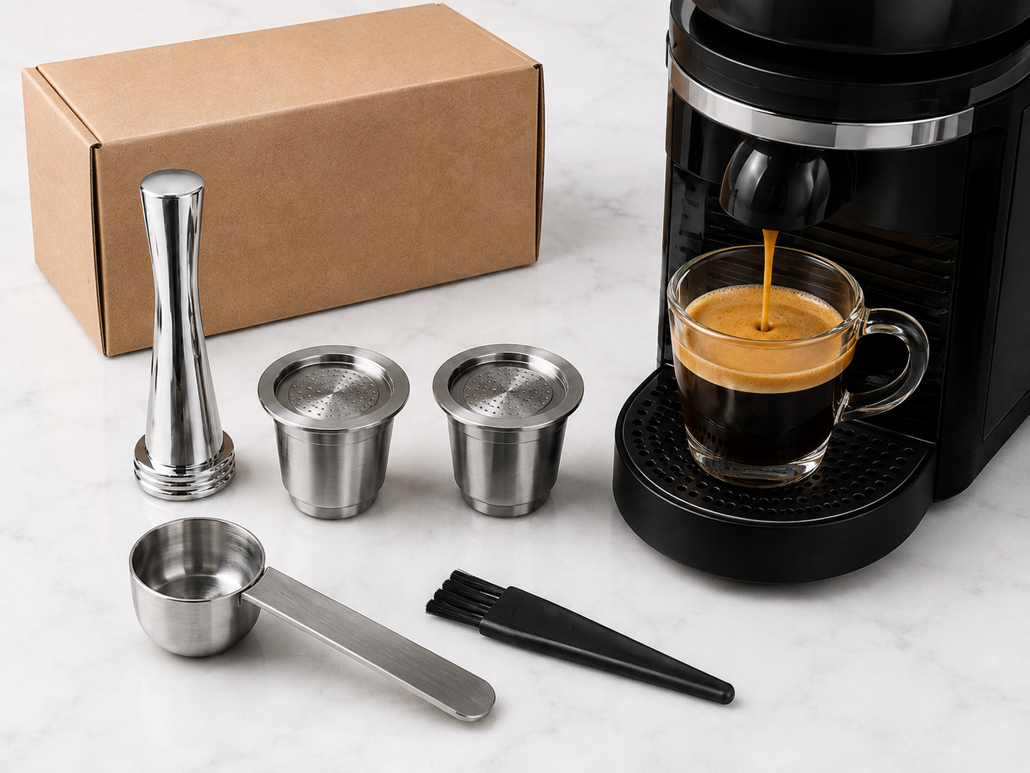 Capsule Réutilisable Nespresso — Inox  | Cápsul®