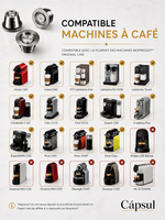 Capsule Réutilisable en Inox — Compatible Nespresso® | Cápsul