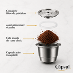 Capsule Réutilisable en Inox — Compatible Nespresso® | Cápsul